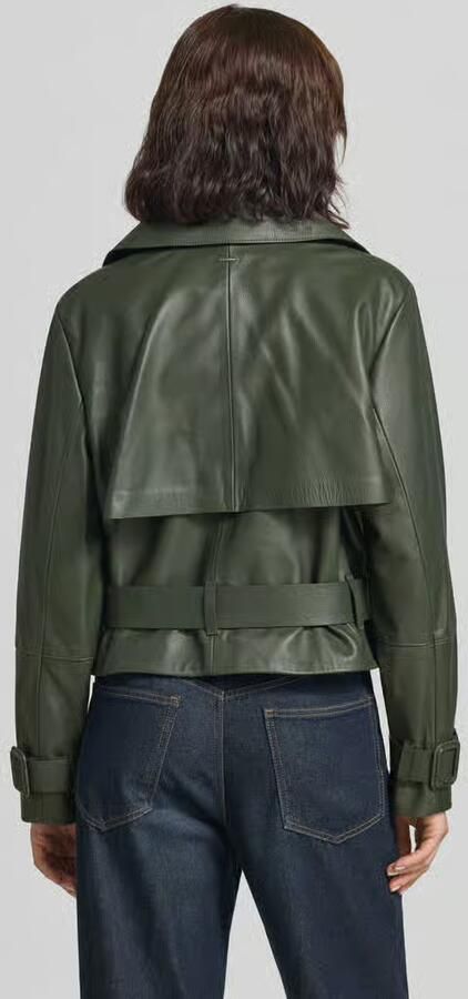 Boss regular fit leren jack van echt lamsleer model 'Satela1' - Foto 3