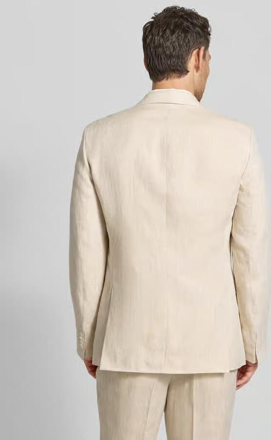 Boss regular fit linnen colbert met reverskraag model 'H-HUTSON-262' - Foto 4