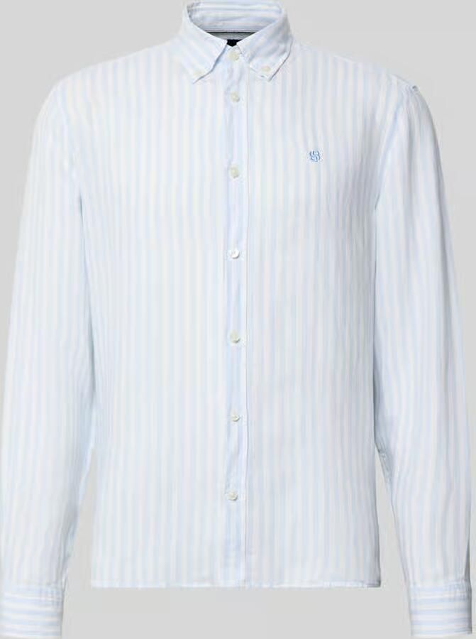 Boss regular fit linnen overhemd met button-downkraag model 'H-LIAM-BD' - Foto 2