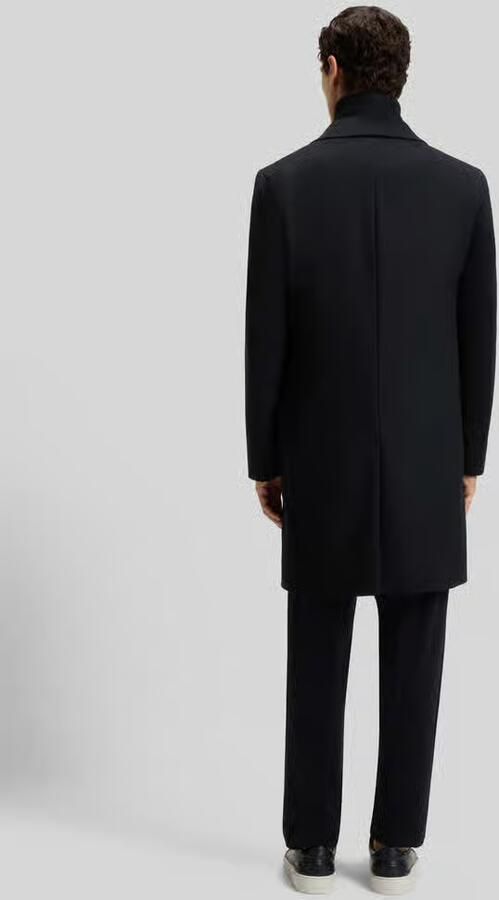Boss Regular Fit mantel van wol-kasjmiermix