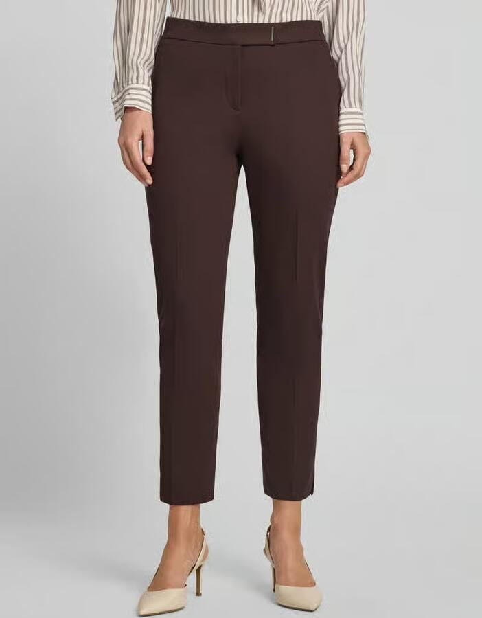 Boss regular fit marlenebroek van viscosemix model 'TAPRIA-CROP' - Foto 2