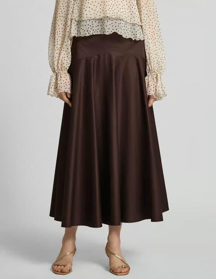 Boss regular fit midi-rok van katoenmix model 'VUSOLA' - Foto 2
