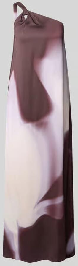 Boss regular fit one-shoulder maxi-jurk van mix van viscose en linnen model 'DANTEA' - Foto 2