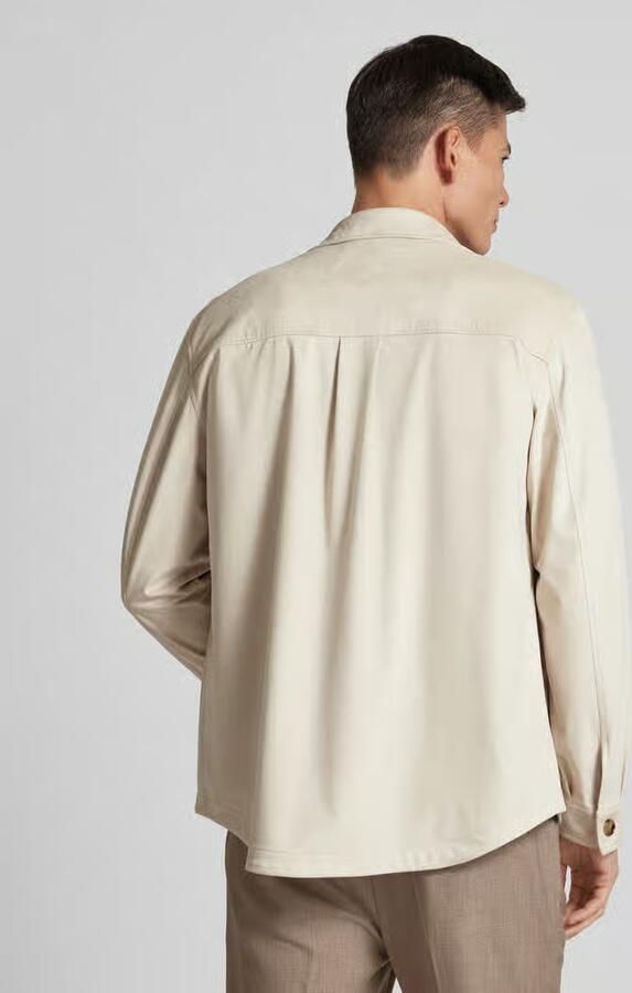 Boss Regular fit overhemdjack met paspelzakken op de borst model 'Hutson' - Foto 16