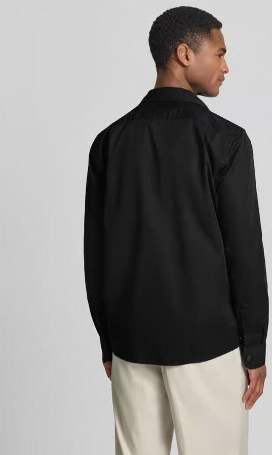 Boss regular fit overshirt van mix van katoen en lyocell model 'H-ROB-SP-2P-263' - Foto 3