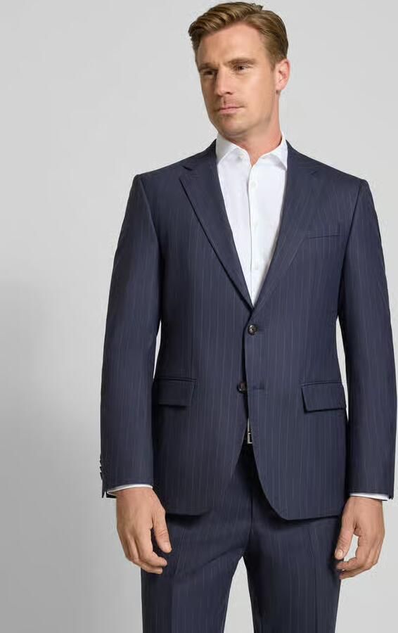 Boss Regular fit pak colbert met scheerwol model 'Jasper' - Foto 3