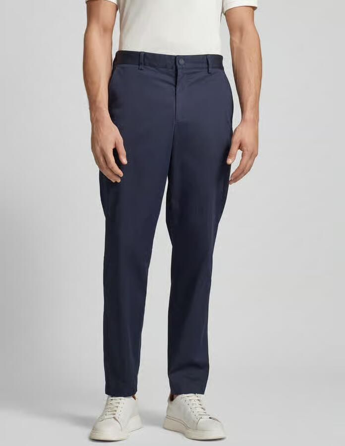 Boss Regular fit pantalon in effen design model 'Perin' - Foto 3