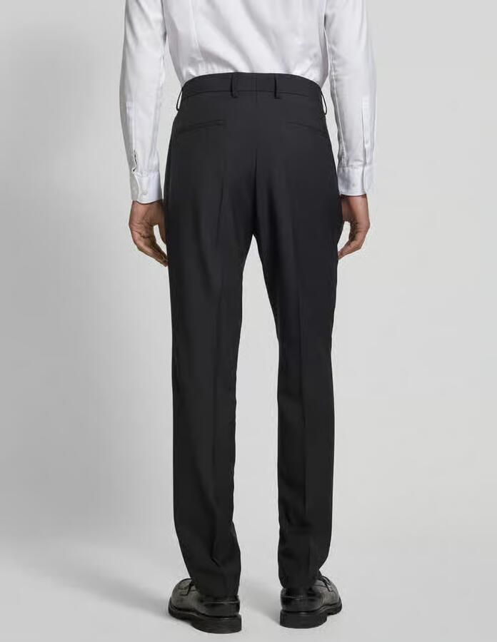 Boss Regular fit pantalon met persplooien model 'Lenon'