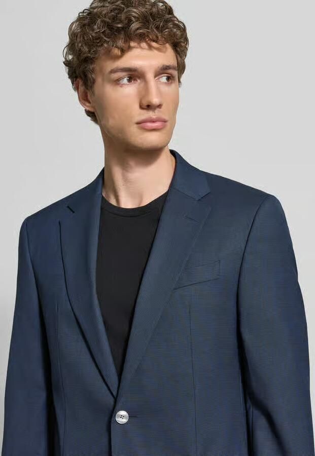 Boss regular fit pantalon met scheerwol-aandeel model 'Leon' - Foto 2