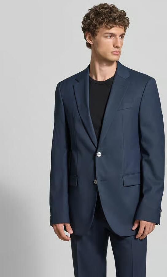 Boss regular fit pantalon met scheerwol-aandeel model 'Leon' - Foto 3