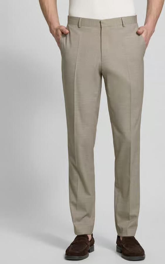 Boss regular fit pantalon met scheerwol-aandeel model 'Leon' - Foto 3