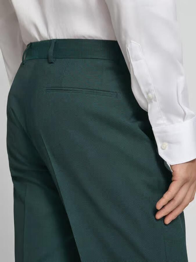 Boss Regular fit pantalon met scheerwol model 'LEON'