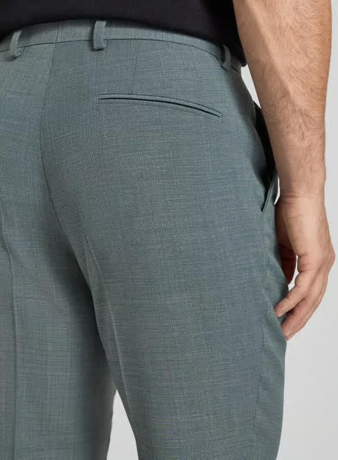 Boss regular fit pantalon met scheerwol model 'LEON'