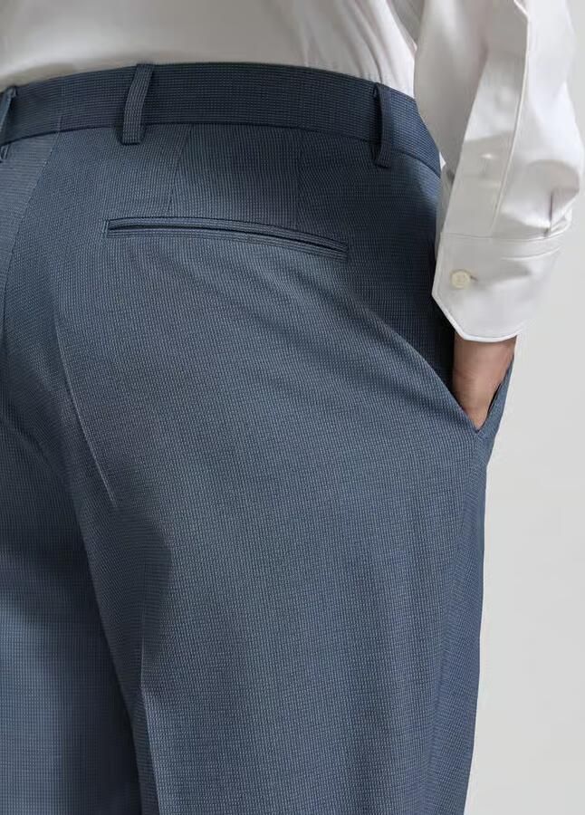 Boss regular fit pantalon met scheerwol model 'LEON' - Foto 2