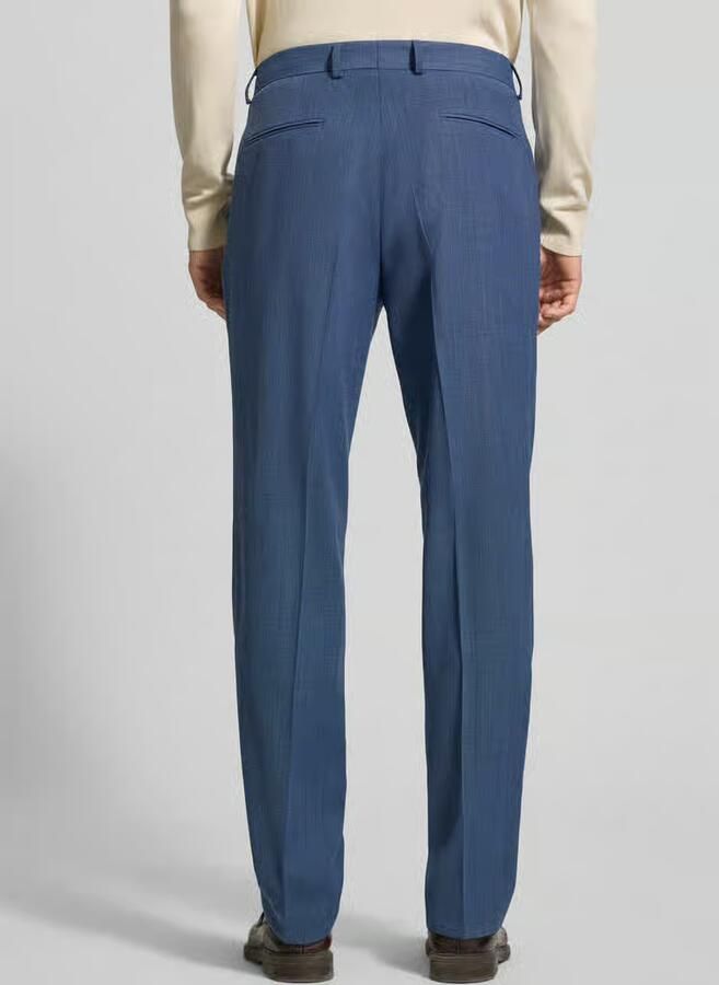 Boss regular fit pantalon met scheerwol model 'LEON'