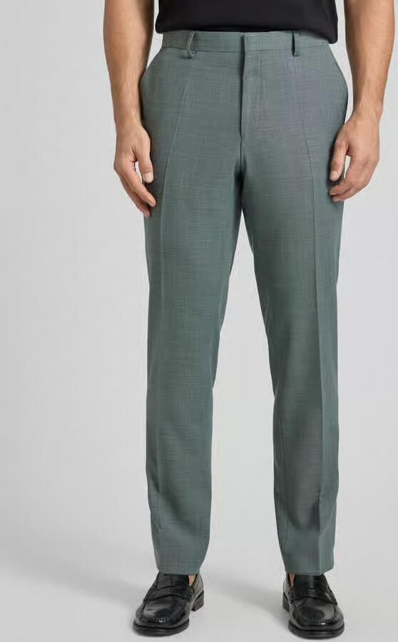 Boss regular fit pantalon met scheerwol model 'LEON' - Foto 3