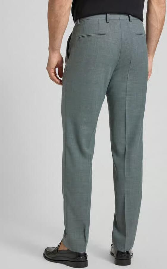 Boss regular fit pantalon met scheerwol model 'LEON'