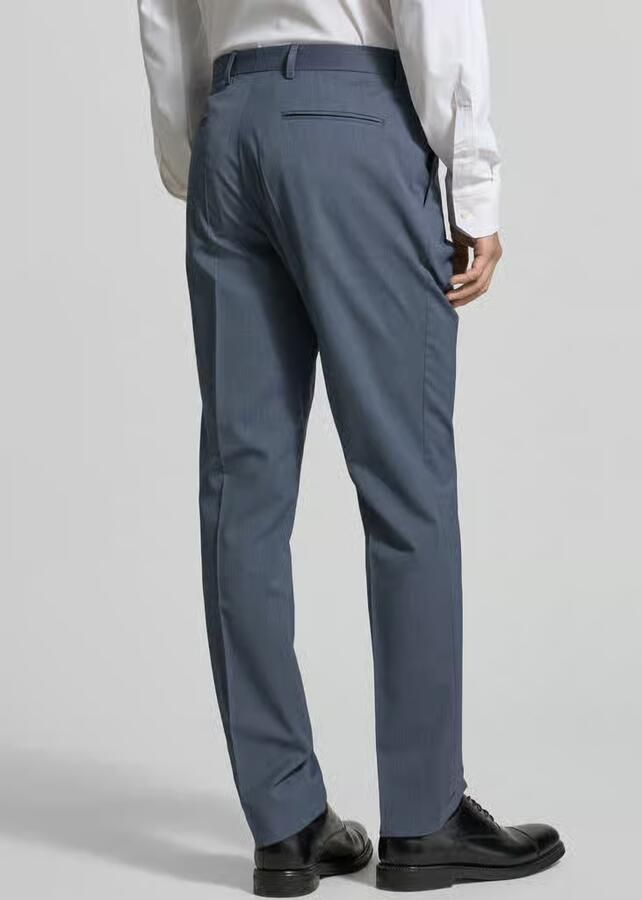 Boss regular fit pantalon met scheerwol model 'LEON' - Foto 2