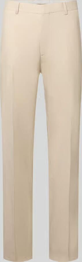 Boss Regular Fit pantalon met scheerwol model 'Leon'
