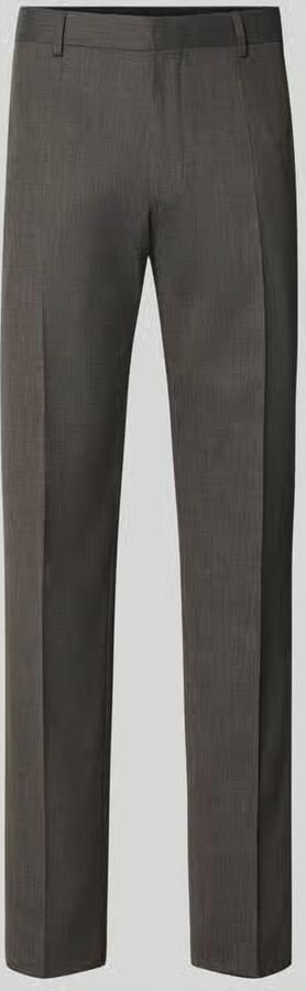 Boss regular fit pantalon met scheerwolmix model 'Leon' - Foto 2