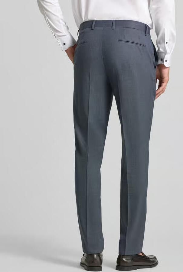 Boss Regular Fit pantalon met scheerwol model 'Leon' - Foto 3