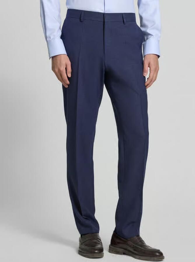 Boss regular fit pantalon met wol model 'LENNON' - Foto 3