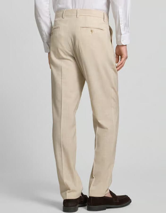 Boss regular fit pantalon met wol model 'LENNON' - Foto 2