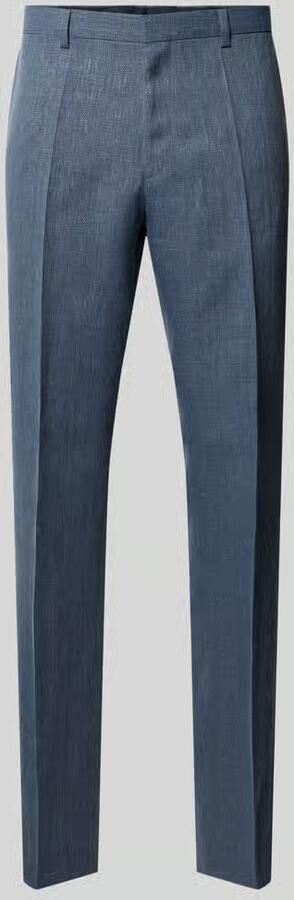 Boss regular fit pantalon van linnenmix model 'LEON' - Foto 2
