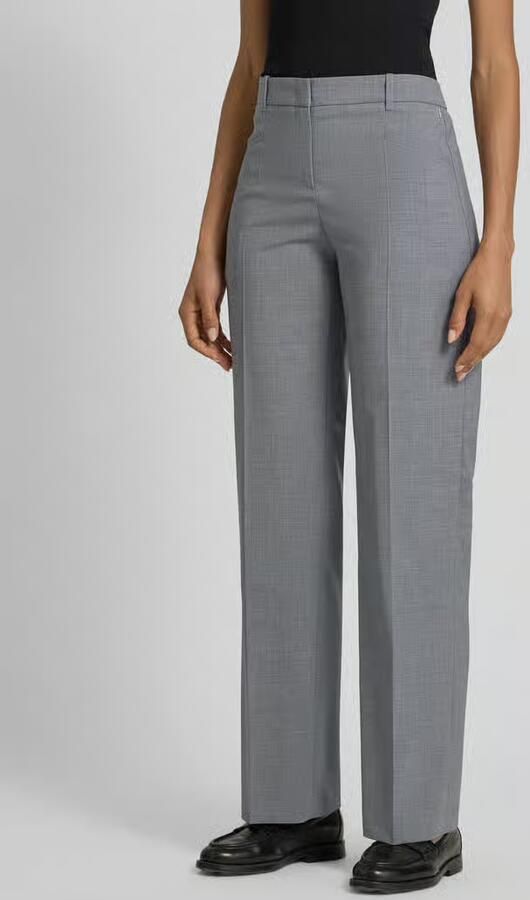 Boss Regular fit pantalon van pure scheerwol - Foto 2