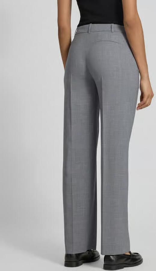 Boss Regular fit pantalon van pure scheerwol - Foto 3