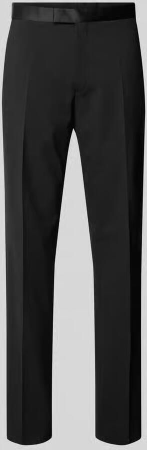Boss Regular fit pantalon van scheerwolmix model 'LEON'