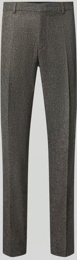 Boss Regular fit pantalon van wolmix met zijde model 'LEON' - Foto 3