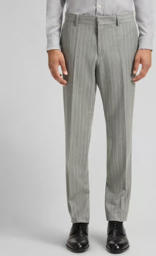 Boss Regular fit pantalon van zuivere scheerwol model 'GENIUS' - Foto 2