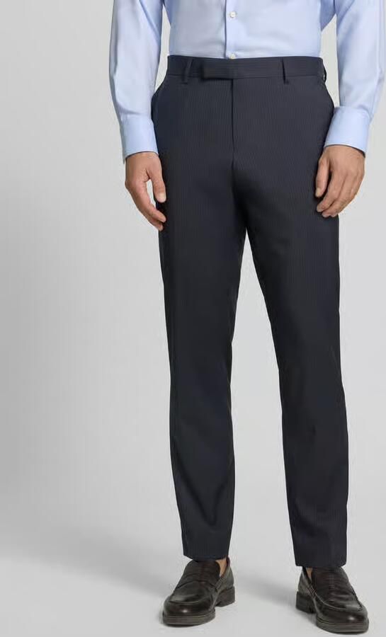 Boss regular fit pantalon van zuivere scheerwol model 'H-GENIUS-263' - Foto 3