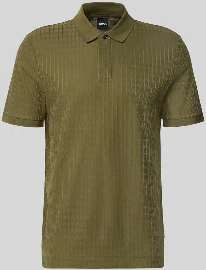 Boss Regular fit poloshirt van 100% katoen model 'Parley 321'
