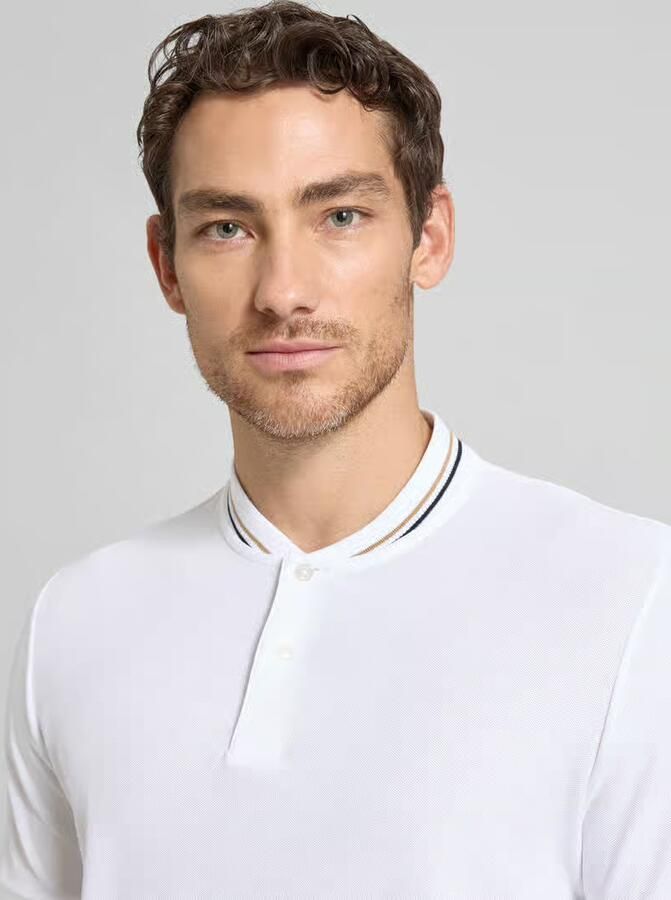 Boss regular fit poloshirt van een katoen C-PRATT40'