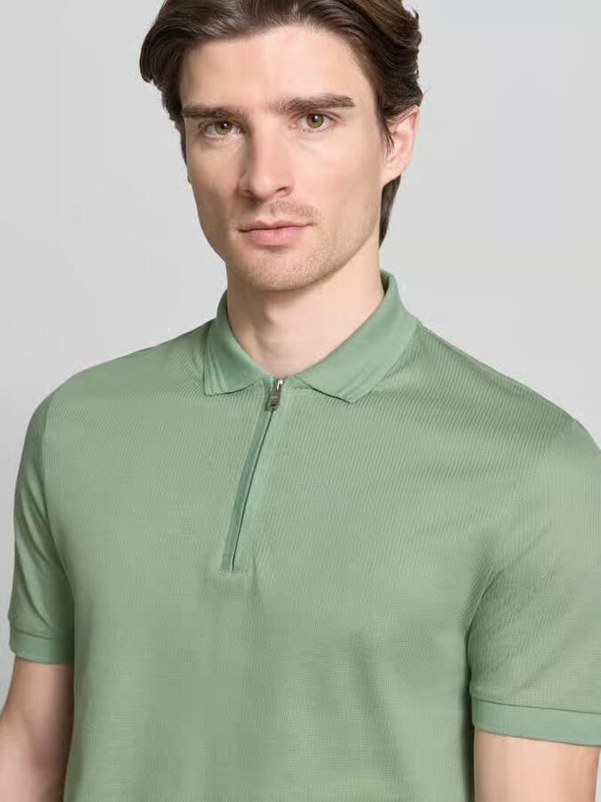 Boss Regular fit poloshirt van een mix van katoen en lyocell model 'H-PARAS 70' - Foto 2