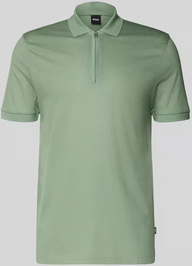 Boss Regular fit poloshirt van een mix van katoen en lyocell model 'H-PARAS 70'