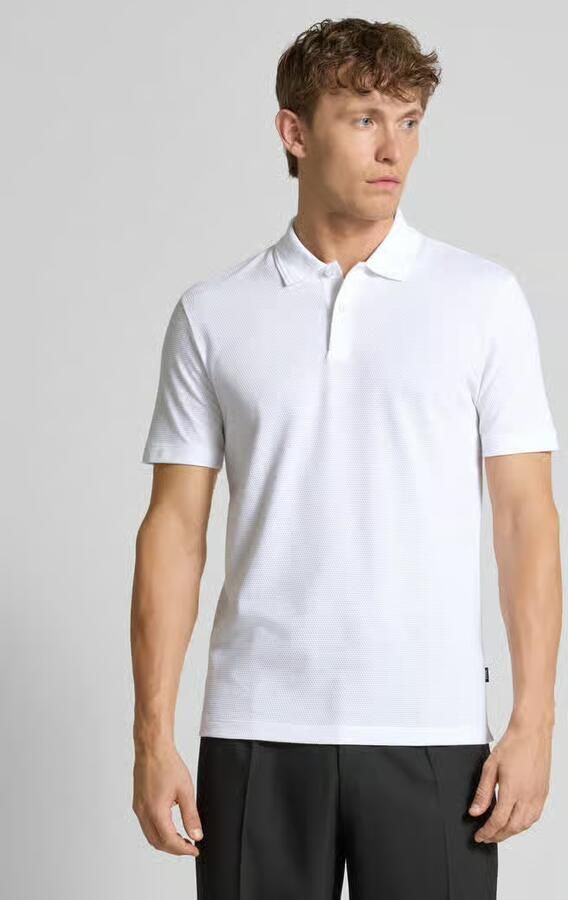 Boss Regular fit poloshirt van katoenmix - Foto 2
