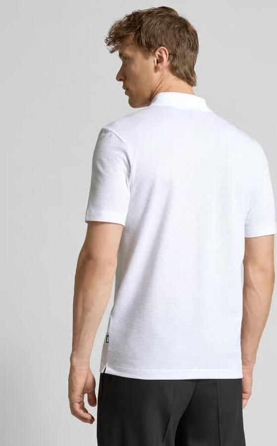 Boss Regular fit poloshirt van katoenmix