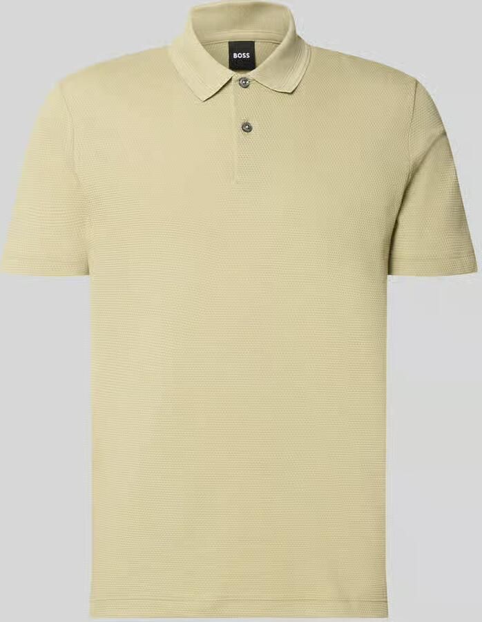 Boss regular fit poloshirt van katoenmix model 'PARLAY 240'