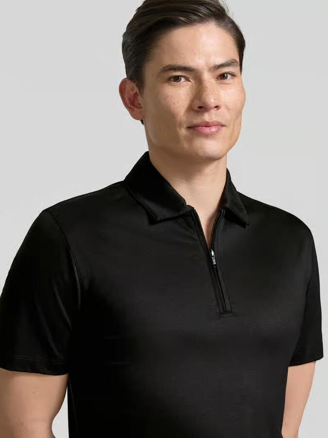 Boss regular fit poloshirt van mix van katoen en lyocell model 'H-PARAS 50'
