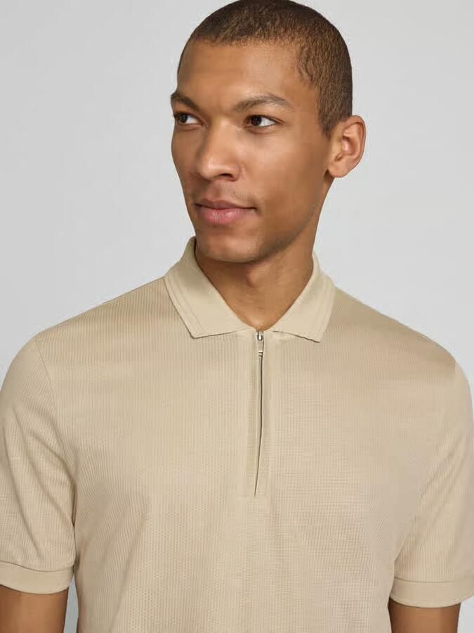Boss regular fit poloshirt van mix van katoen en lyocell model 'H-PARAS 70'