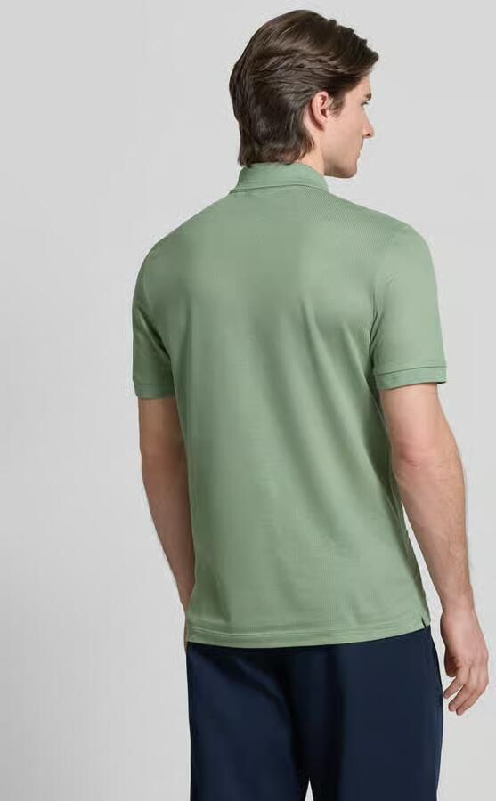 Boss regular fit poloshirt van mix van katoen en lyocell model 'H-PARAS 70'