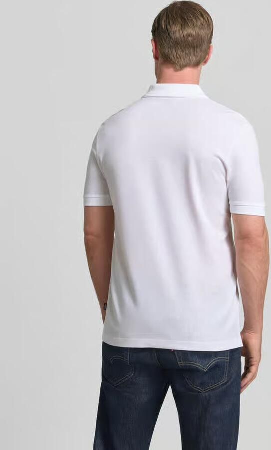 Boss regular fit poloshirt van mix van katoen en lyocell model 'H-PARAS 70' - Foto 3