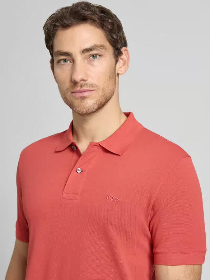 Boss regular fit poloshirt van puur katoen model 'PALLAS'