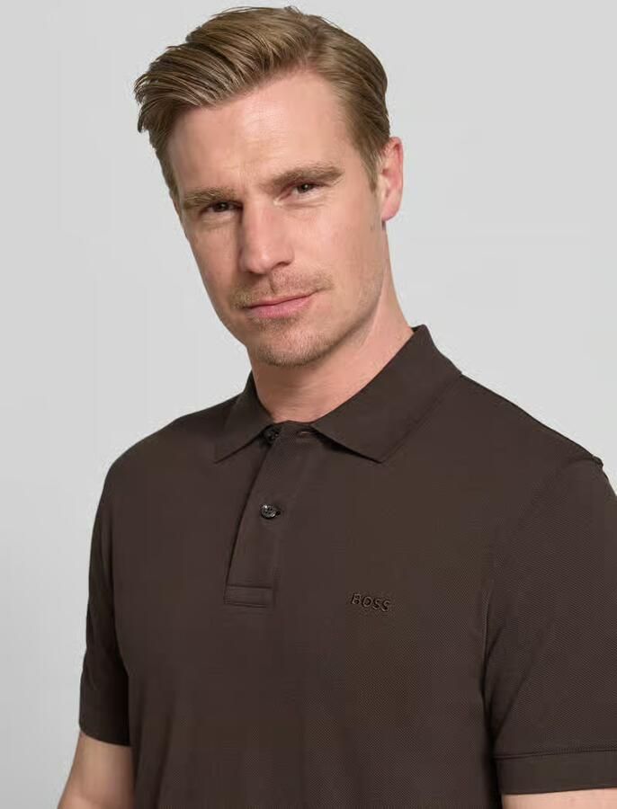 Boss regular fit poloshirt van puur katoen model 'PALLAS'