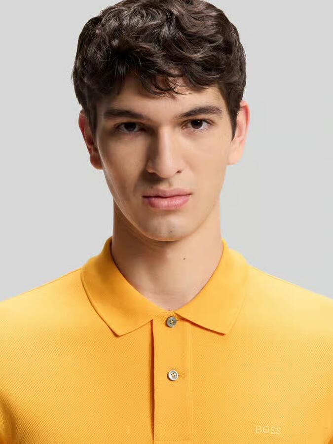 Boss regular fit poloshirt van puur katoen model 'PALLAS'