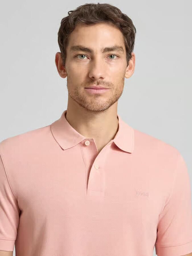 Boss regular fit poloshirt van puur katoen model 'PALLAS'