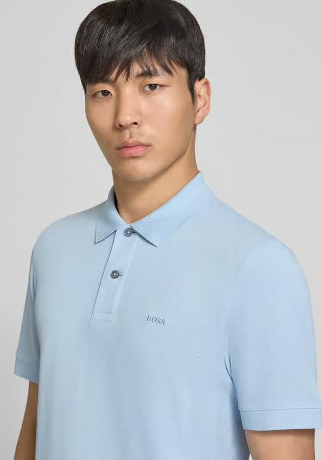 Boss regular fit poloshirt van puur katoen model 'PALLAS' - Foto 5